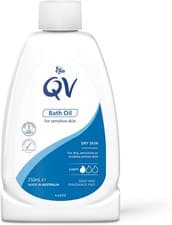 Image of QV Bath Oil (250 ml) Moisturising Bath Soak for Sensitive Skin, Relief from Dry