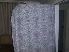 Image of william morris hyacinth, blue king duvet cover