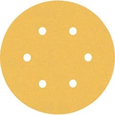 Image of Bosch EXPERT C470 Red Wood Top Sanding Discs 150mm 150mm Assorted Pack of 6