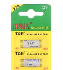 Image of T&E Security MN21 23AE 23A A23 V23GA 12v Alkaline Battery - Pack Of 2