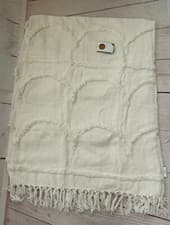 Image of FURN Jakarta 100% Cotton Throw Colour - Natural 130 x 180cm New with tags