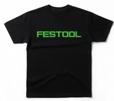 Image of Festool Graphic Print T-SHIRT All Sizes S M L XL XXL 3 4XL Black White 