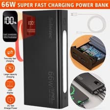 Image of 9000000mAh Power Bank,66W Fast Charging Portable Charger USB For iPhone/Android