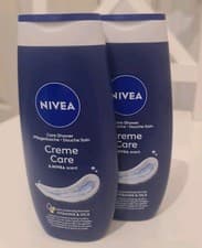 Image of 2×NIVEA Care Shower Creme 250 Ml/Brand New & Sealed