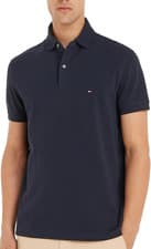 Image of Tommy Hilfiger Men’s Navy Regular Fit 1985 Polo Shirt Short Sleeve BNWT RRP £75