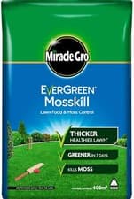 Image of Miracle-Gro Mosskill Lawn Food And Moss Control, 14 Kg Bag - 400 M2