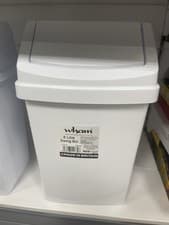 Image of Wham Swing Bin 8 Litre - Ice White