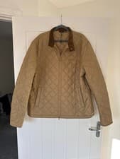 Image of Barbour Hann Quilted Jacket Men’s XXL Tan