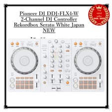 Image of Pioneer DJ DDJ-FLX4-W 2-Channel DJ Controller Rekordbox Serato White Japan NEW