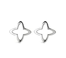 Image of LINKS OF LONDON Earrings Splendour Star Studs Sterling Silver RRP85