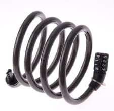 Image of 4 Digit Combination Number Code Bike Bicycle Cycle secure Lock Steel Cable Chain