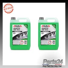 Image of x2Holts 5L Car Shampoo & Wax Streak Free 300+ Washes Wash Polish Shine Detailing