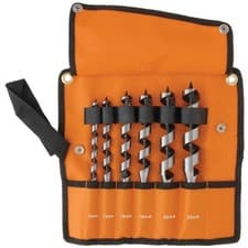 Image of Bahco 9526 Combination Wood Auger Bit Set, 6 Piece 10-25mm