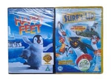 Image of Surf's Up / Happy Feet DVD Penguin Animated Comedy Adventure - 2 Film Set - New
