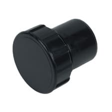 Image of 32mm Access Plug, ABS Solvent Weld Waste Fitting, Drainage & Plumbing, Black