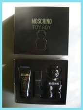 Image of Moschino TOY BOY Gift Set 100ml EDP, 10ml EDP & Body Gel - NEW - UK STOCK