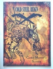 Image of COLD STEEL REIGN Game Master's Screen - Mad Hermit RPG - New