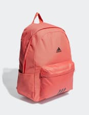 Image of BNWT Adidas Red Classic Badge Of Sport 3 Stripes Backpack