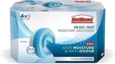 Image of UniBond AERO 360° Moisture Absorber Neutral Refill Tab, Ultra-Absorbent 4 Pack