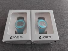 Image of Lorus New x2 Blue Childrens Digital Watch With Silicone Straps