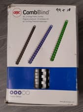 Image of Plastic Binding Combs GBC CombBind A5 14 Ring 12mm