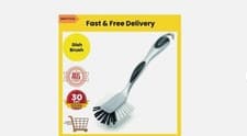 Image of Addis 501120 Ultra Grip Jumbo Dish Brush Dark Grey - with fast and free delivery
