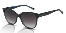 Image of Joules Women's Sunglasses Ivy JS7099 549 Shiny Milky Forest Green/Grey