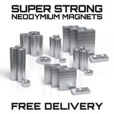 Image of Strongest N38 Magnets Countersunk Various 8mm - 20mm Hobby DIY Industrial Magnet