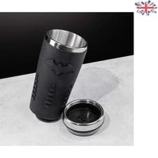 Image of Ceramic Batman Travel Mug – 450ml Insulated Coffee Cup with Non-Slip Grip