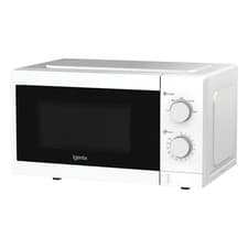 Image of Manual Microwave, 800W, 20 Litre, 35 Minute Timer, White, Igenix IGMS08080W