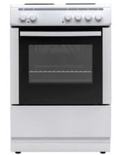Image of ESSENTIALS CFSE60W18 60 cm Electric Solid Plate Cooker - White