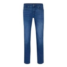 Image of Hugo Boss Mens Jeans Blue Delaware Cashmere Touch Slim Fit W34 W36