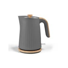 Image of Scandi Fast Boil Kettle 1.7L Grey Wood Effect | Modern Electric Jug Kettle