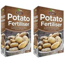 Image of Vitax Organic Potato Vegetable Fertiliser Slow Release Nutrients Feed 1kg x 2