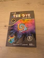 Image of FiberArt Tie Dye Value Kit - 8 Dyes 65 Pcs Set - DIY Fabric Art Up To 36 Project