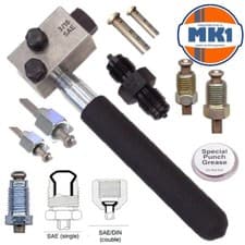 Image of HAND HELD BRAKE PIPE FLARING TOOL 3/16" SAE ON CAR FLARE SINGLE & DOUBLE FLARE