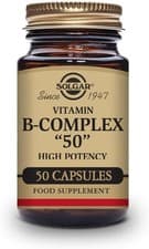 Image of Solgar Vitamin B-Complex ''50'' Vegetable Capsules - Pack of 50 - High Potency