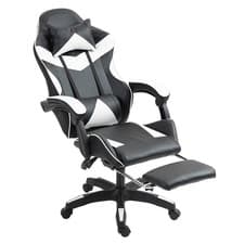 Image of Gaming Chair Swivel Recliner Racing Office PC Video Game Chair with Footrest NEW
