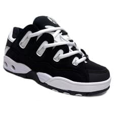 Image of OSIRIS SHOES D3 OG BLACK WHITE BLACK TRAINERS (UK 8 EUR 42)