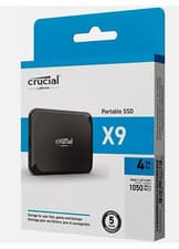 Image of Crucial X9 4TB Portable External SSD - Up to 1050MB/s