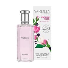 Image of Yardley London English Rose 50ml Eau De Toilette EDT Spray - Brand New