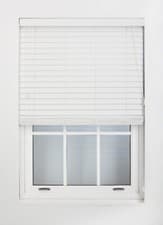 Image of White Venetian Blinds Made to Measure Faux Wood Luxury Window Blind up to 240cm