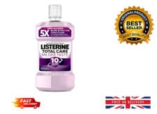 Image of Listerine Total Care Milder Taste (Zero Alcohol) Antibacterial Mouthwash (500ml)