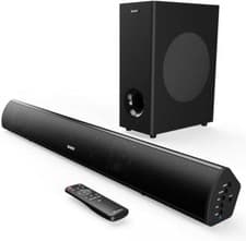 Image of MAJORITY Teton Plus | Bluetooth Sound Bar for TV with Wireless Subwoofer | 81cm,