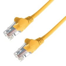Image of Group Gear 31-0015Y 1.5 m RJ45 UTP CAT 6 24AWG LS0H Stranded Flush Moulded Snagl