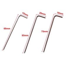Image of 3pcs L-Shaped Hex Key Wrench 1.5mm 2mm 2.5mm Hexagon Ball Head Screwdriver