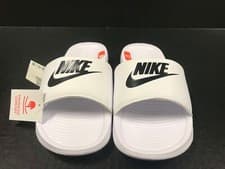 Image of New Nike Victori One Slide [CN9675-100 White/Black-White] - Men's Size 7