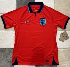 Image of NEW Official Nike England Away Shirt World Cup 22. Season 2022/23. Size Medium