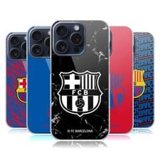 Image of OFFICIAL FC BARCELONA CREST PATTERNS HARD BACK CASE FOR APPLE iPHONE PHONES