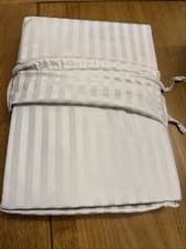 Image of Sanderson Light Grey Single Fitted Bed Sheet New